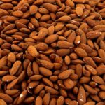 almonds, kernels, nuts